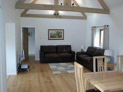 view of living area of Holiday Cottage